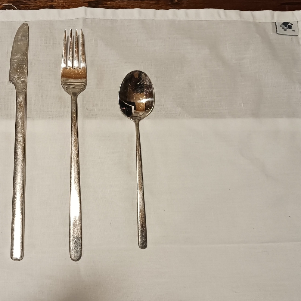 Aeromexico Cutlery Set 3 Pcs Include The Napkin Cloth